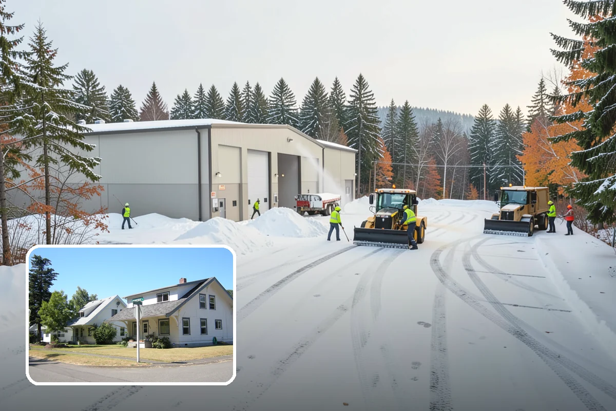 Restaurant Sidewalk Clearing in DuPont, Pierce County, WA - Entry and waiting areas kept safe through dinner service
