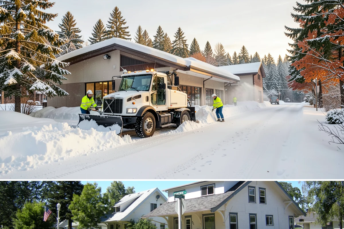 Restaurant Sidewalk Clearing in DuPont, Pierce County, WA - Restaurant sidewalk risk peaks from late November through February during evening service, when afternoon melt refreezes at the...
