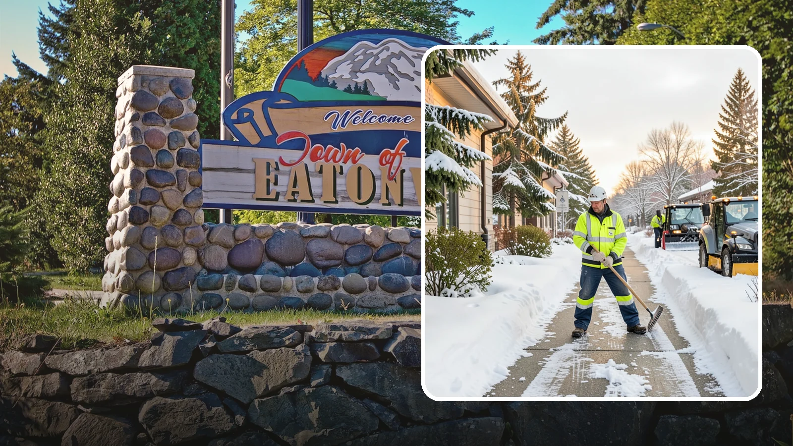Restaurant Sidewalk Clearing in Eatonville, Pierce County, WA - Patron-entrance sidewalk clearing for Western Washington restaurants, keeping entry walks and waiting areas safe through lunch...