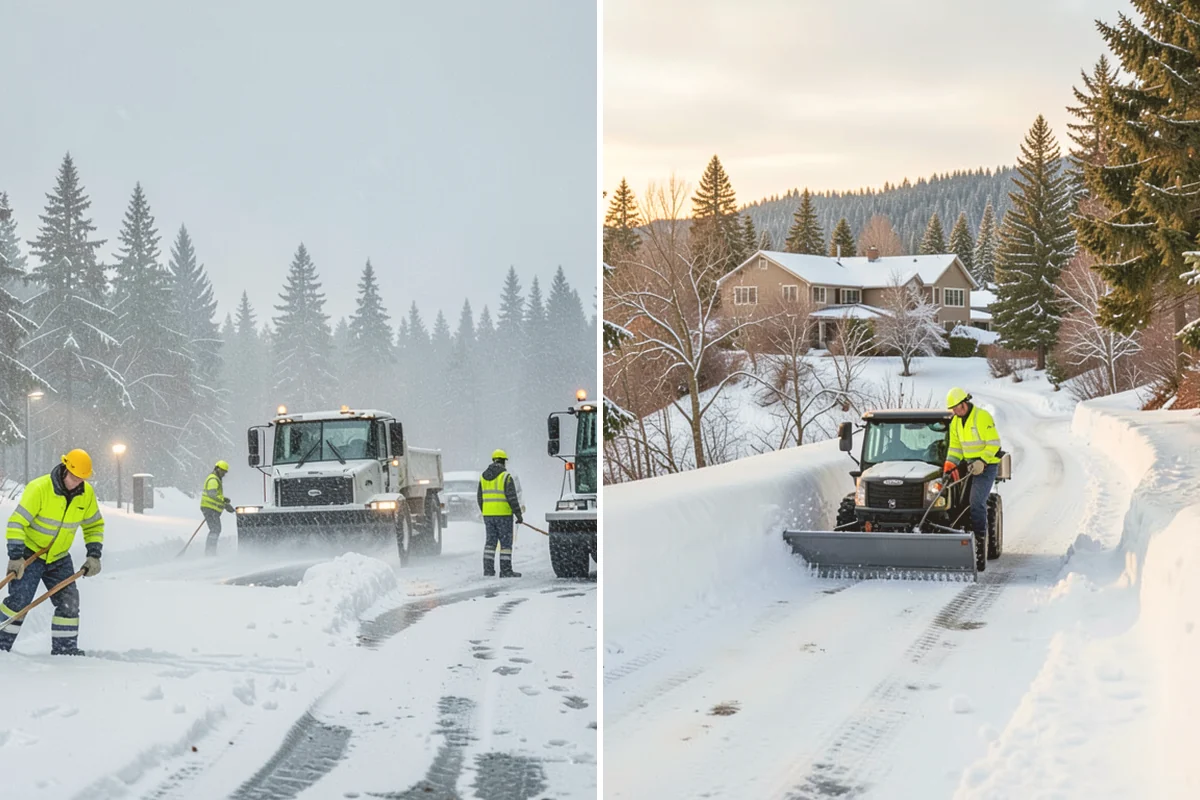 Restaurant Sidewalk Clearing in Edmonds, Snohomish County, WA - Clear the entrance and waiting area before service opens