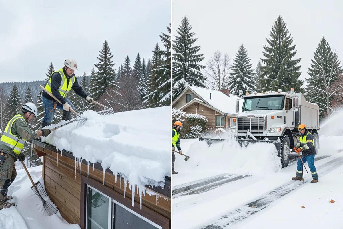 Restaurant Sidewalk Clearing in Gold Bar, Snohomish County, WA - Clear the entrance and waiting area before service opens