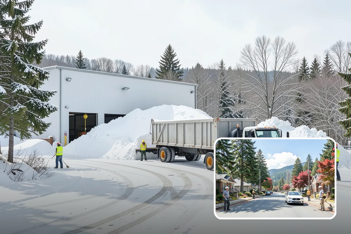 Restaurant Sidewalk Clearing in Hunts Point, King County, WA - Entry and waiting areas kept safe through dinner service
