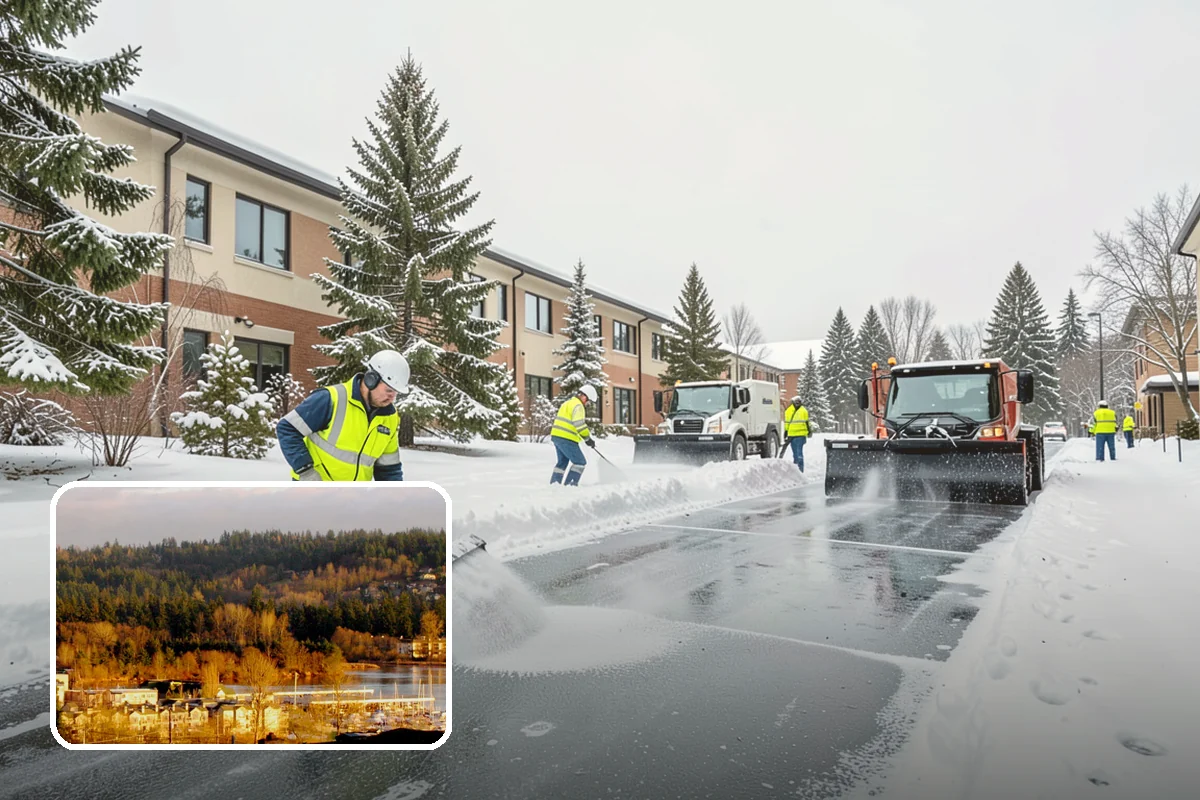 Restaurant Sidewalk Clearing in Kenmore, King County, WA - Entry and waiting areas kept safe through dinner service