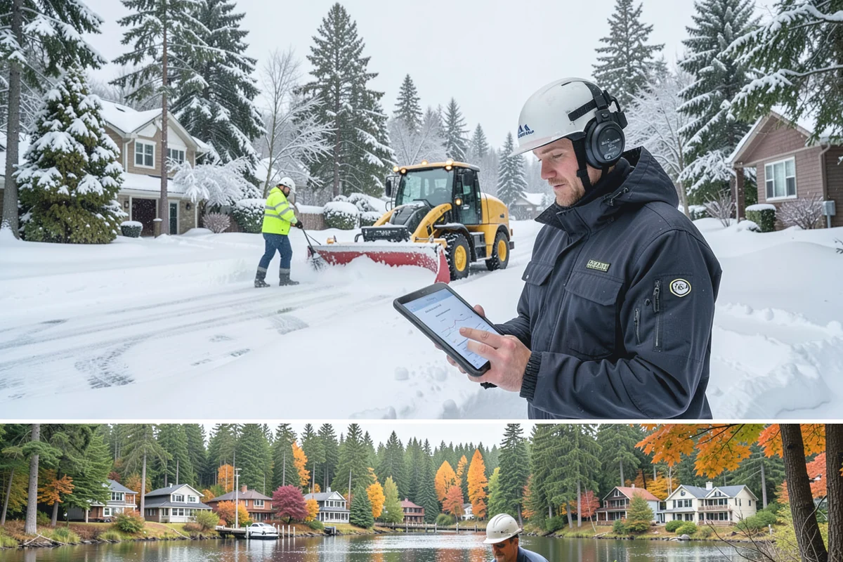 Restaurant Sidewalk Clearing in La Conner, Skagit County, WA - Restaurant sidewalk risk peaks from late November through February during evening service, when afternoon melt refreezes at the...
