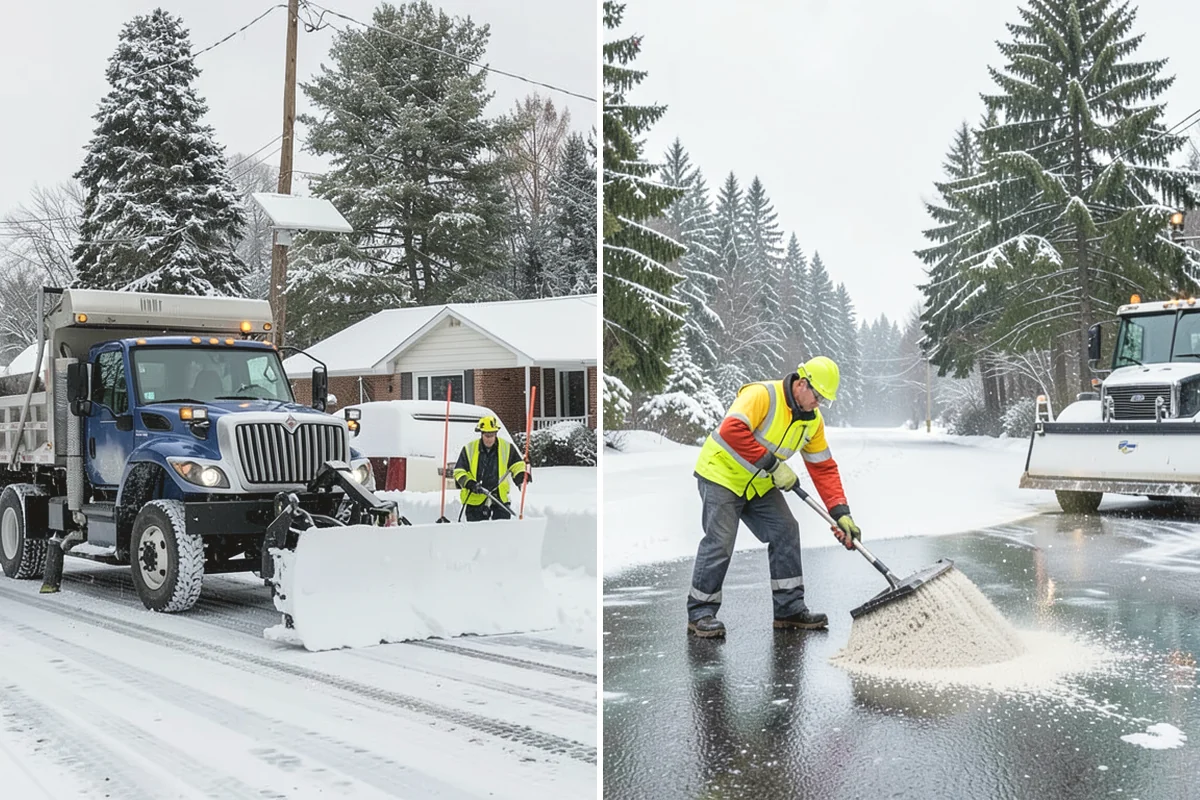 Restaurant Sidewalk Clearing in Lake Stevens, Snohomish County, WA - Clear the entrance and waiting area before service opens