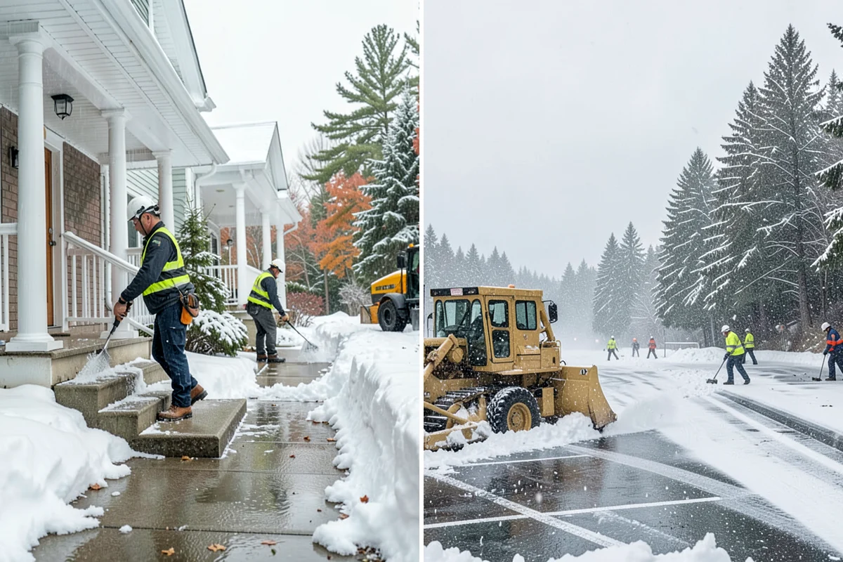 Restaurant Sidewalk Clearing in Lakewood, Pierce County, WA - Clear the entrance and waiting area before service opens