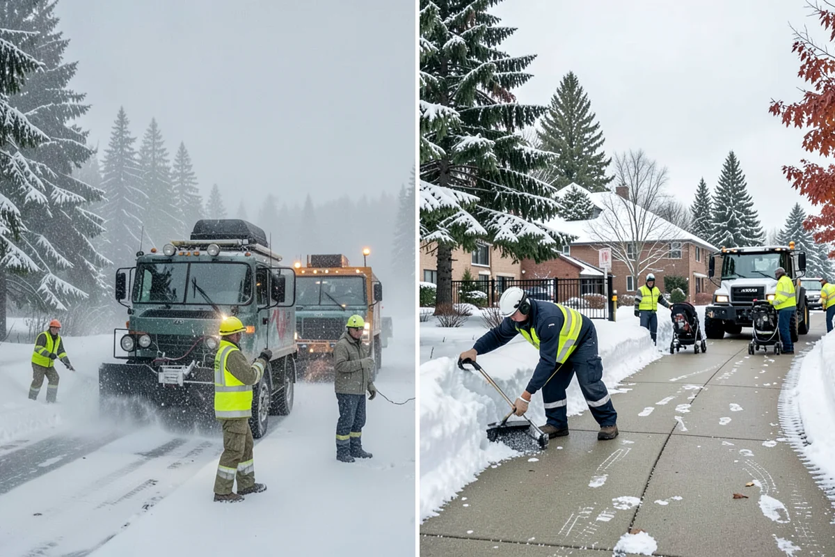 Restaurant Sidewalk Clearing in Lyman, Skagit County, WA - Clear the entrance and waiting area before service opens