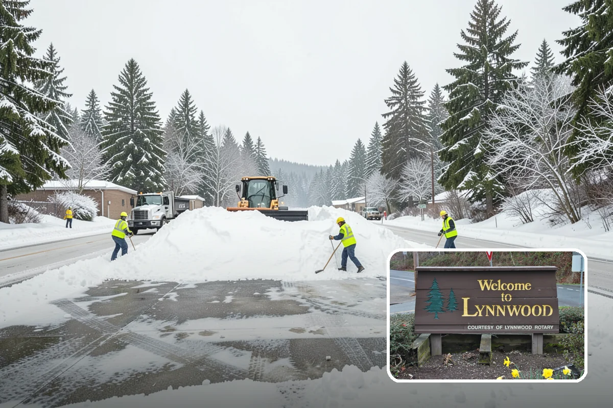 Restaurant Sidewalk Clearing in Lynnwood, Snohomish County, WA - Entry and waiting areas kept safe through dinner service
