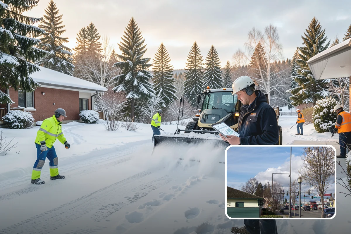 Restaurant Sidewalk Clearing in Marysville, Snohomish County, WA - Entry and waiting areas kept safe through dinner service