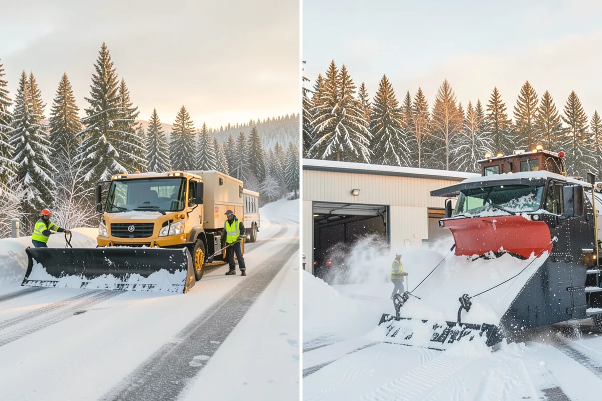 Restaurant Sidewalk Clearing in Mill Creek, Snohomish County, WA - Clear the entrance and waiting area before service opens
