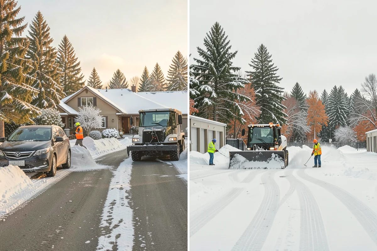 Restaurant Sidewalk Clearing in Milton, King County, WA - Clear the entrance and waiting area before service opens
