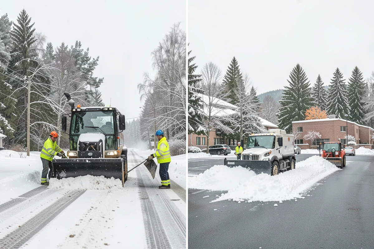 Restaurant Sidewalk Clearing in Monroe, Snohomish County, WA - Clear the entrance and waiting area before service opens