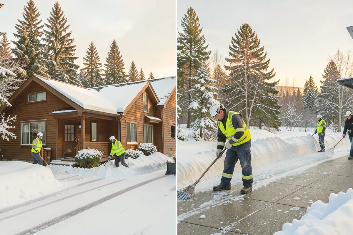Restaurant Sidewalk Clearing in Mount Vernon, Skagit County, WA - Clear the entrance and waiting area before service opens