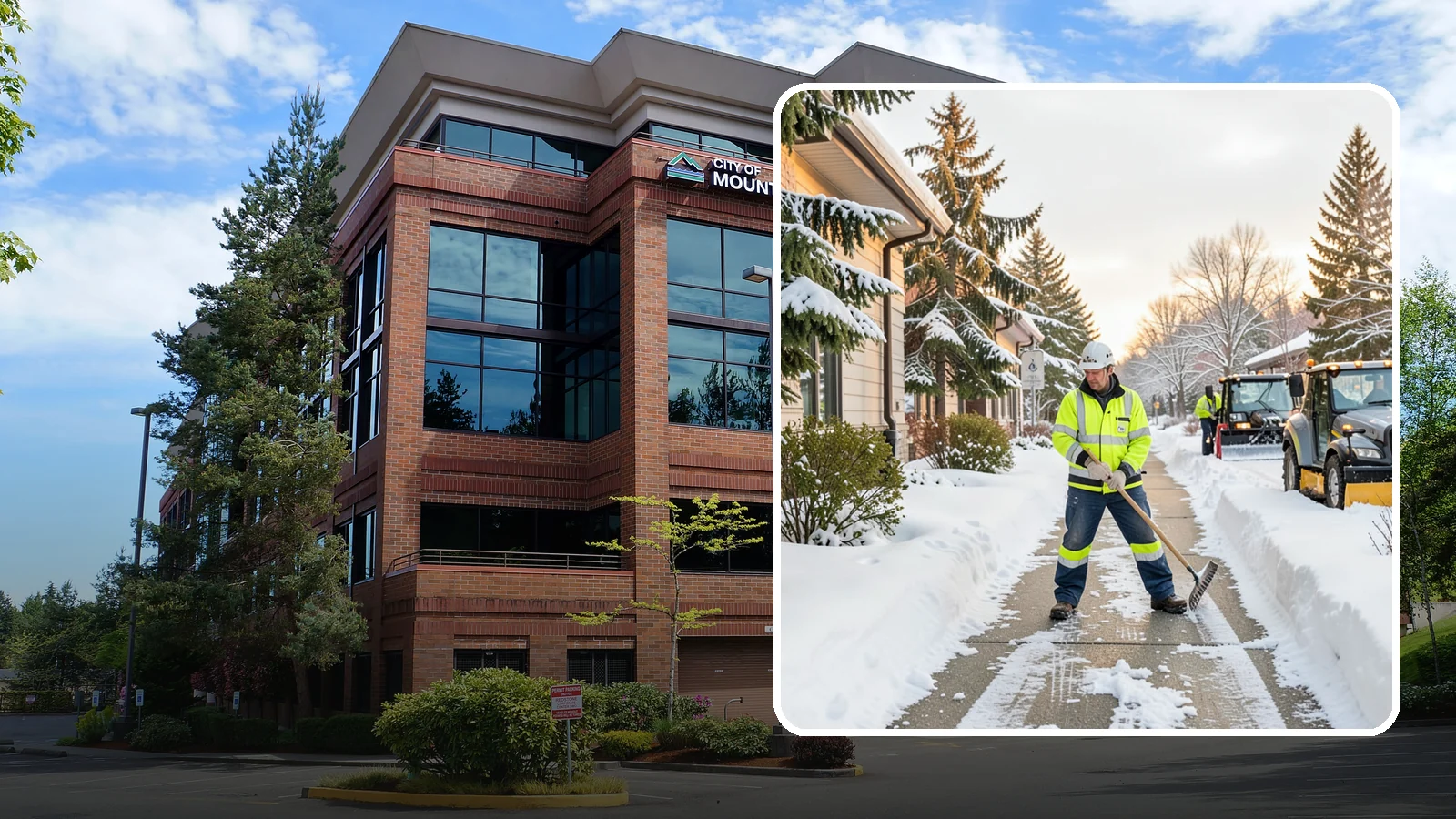 Restaurant Sidewalk Clearing in Mountlake Terrace, Snohomish County, WA - Patron-entrance sidewalk clearing for Western Washington restaurants, keeping entry walks and waiting areas safe through lunch...