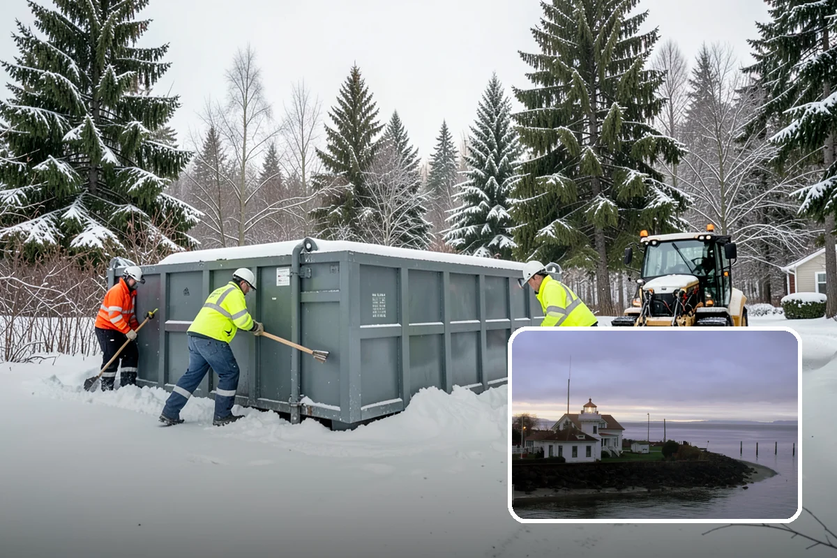 Restaurant Sidewalk Clearing in Mukilteo, Snohomish County, WA - Entry and waiting areas kept safe through dinner service