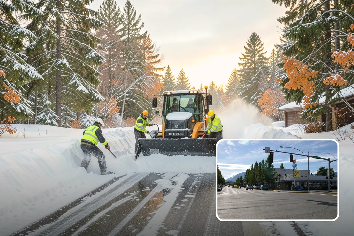 Restaurant Sidewalk Clearing in North Bend, King County, WA - Entry and waiting areas kept safe through dinner service