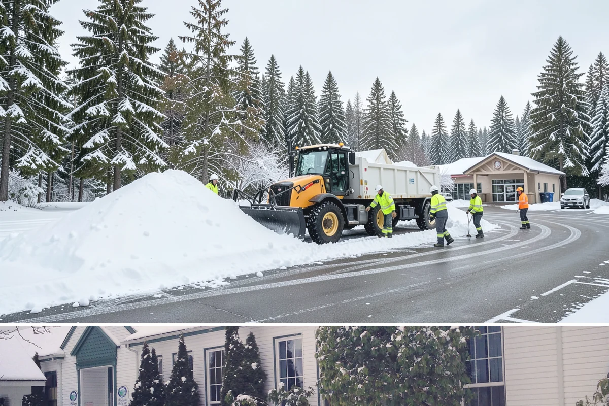 Restaurant Sidewalk Clearing in Pacific, King County, WA - Restaurant sidewalk risk peaks from late November through February during evening service, when afternoon melt refreezes at the...