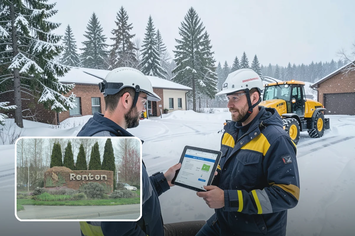 Restaurant Sidewalk Clearing in Renton, King County, WA - Entry and waiting areas kept safe through dinner service