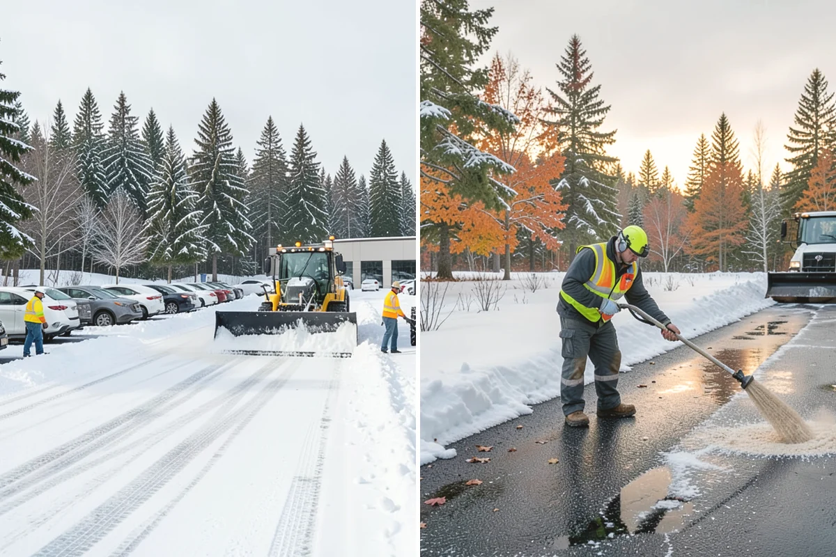 Restaurant Sidewalk Clearing in Ruston, Pierce County, WA - Clear the entrance and waiting area before service opens