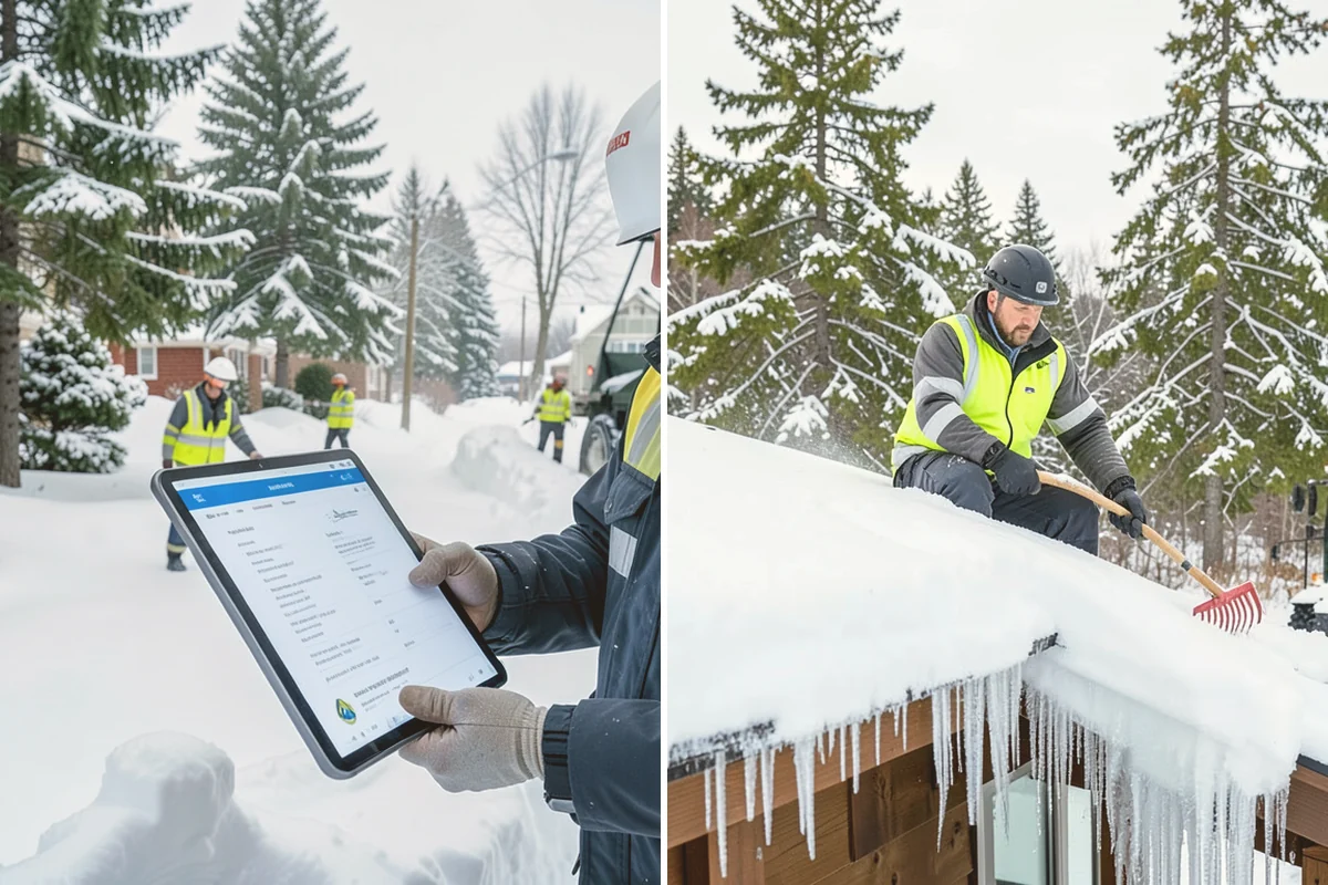 Restaurant Sidewalk Clearing in Sammamish, King County, WA - Clear the entrance and waiting area before service opens