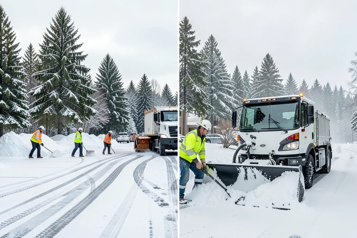 Restaurant Sidewalk Clearing in Seattle, King County, WA - Clear the entrance and waiting area before service opens