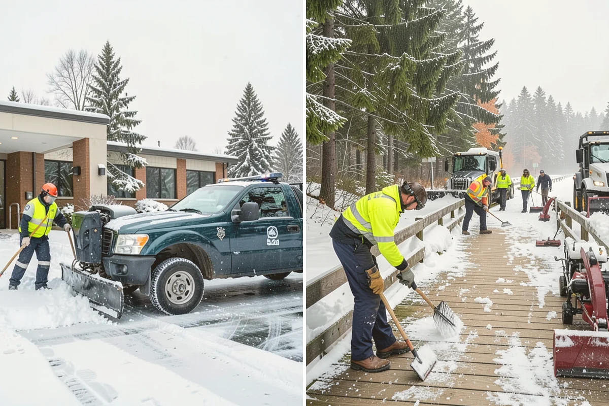 Restaurant Sidewalk Clearing in Snohomish, Snohomish County, WA - Clear the entrance and waiting area before service opens