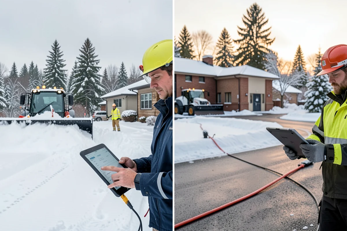 Restaurant Sidewalk Clearing in Snoqualmie, King County, WA - Clear the entrance and waiting area before service opens