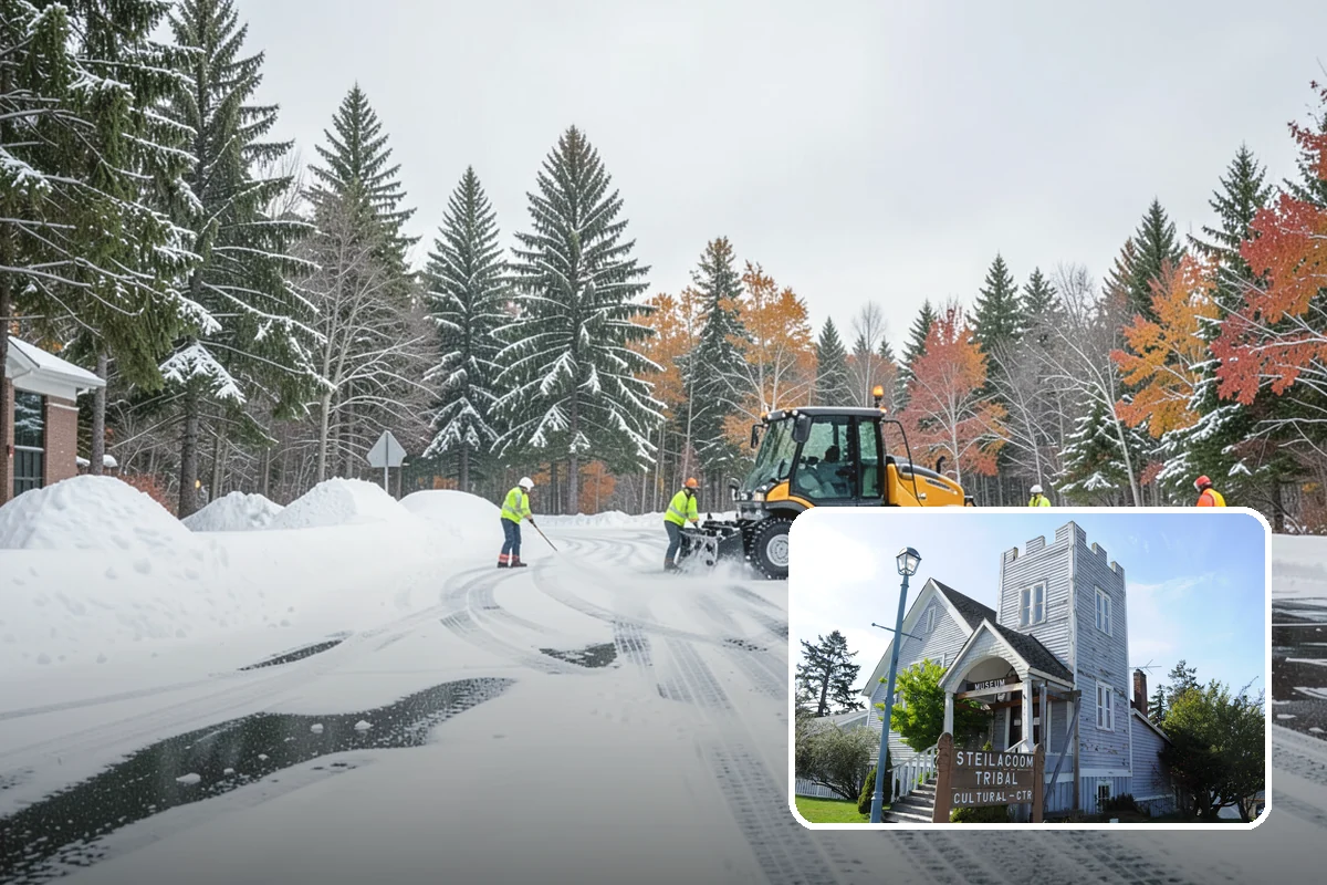 Restaurant Sidewalk Clearing in Steilacoom, Pierce County, WA - Entry and waiting areas kept safe through dinner service