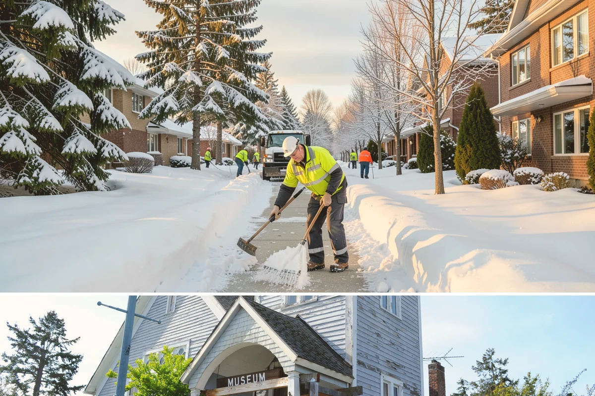 Restaurant Sidewalk Clearing in Steilacoom, Pierce County, WA - Restaurant sidewalk risk peaks from late November through February during evening service, when afternoon melt refreezes at the...
