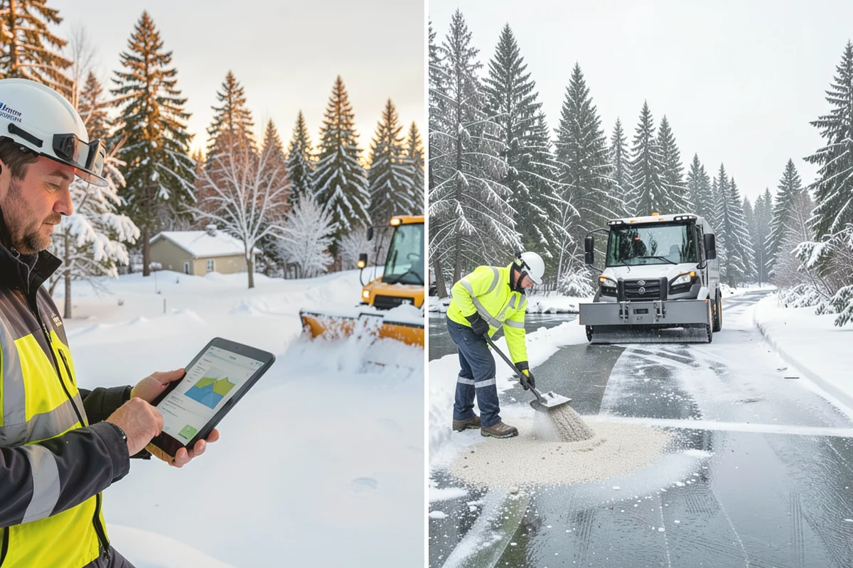 Restaurant Sidewalk Clearing in Tukwila, King County, WA - Clear the entrance and waiting area before service opens
