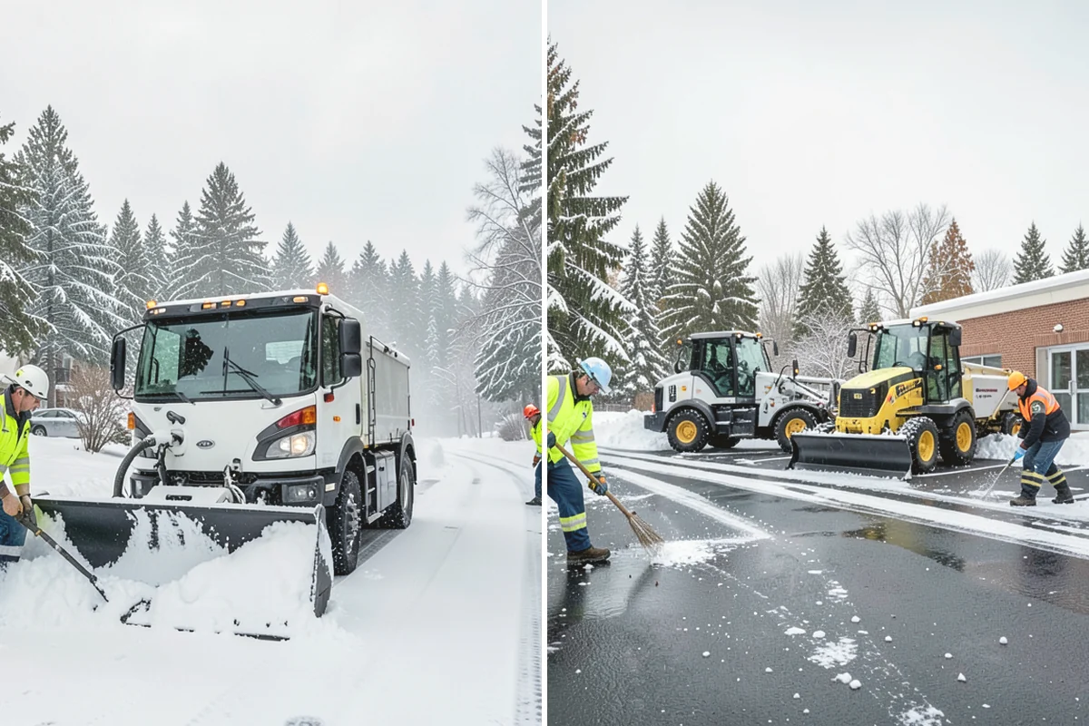 Restaurant Snow Plowing in Anacortes, Skagit County, WA - Confirm service hours and set a pre-open clearing deadline