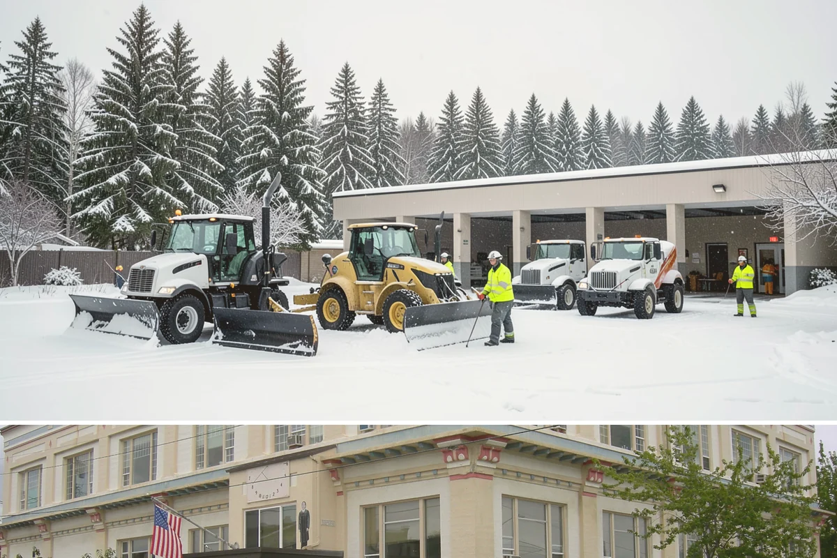 Restaurant Snow Plowing in Anacortes, Skagit County, WA - Set up service before the winter dining season so a storm never keeps diners away.
