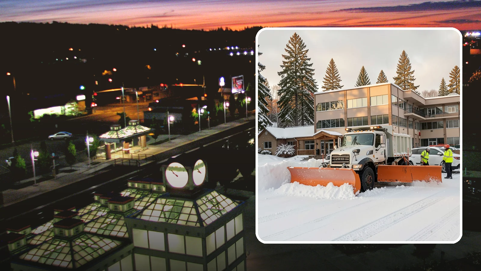 Restaurant Snow Plowing in Auburn, King County, WA - We plow restaurant lots and entrances before service so diners and delivery drivers reach your doors safely.