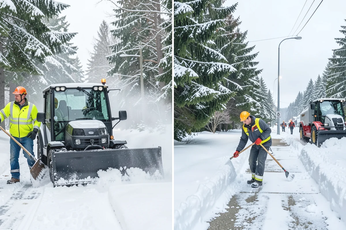 Restaurant Snow Plowing in Beaux Arts Village, King County, WA - Confirm service hours and set a pre-open clearing deadline