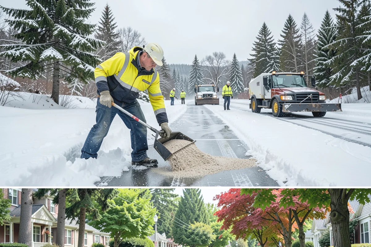 Restaurant Snow Plowing in Beaux Arts Village, King County, WA - Set up service before the winter dining season so a storm never keeps diners away.