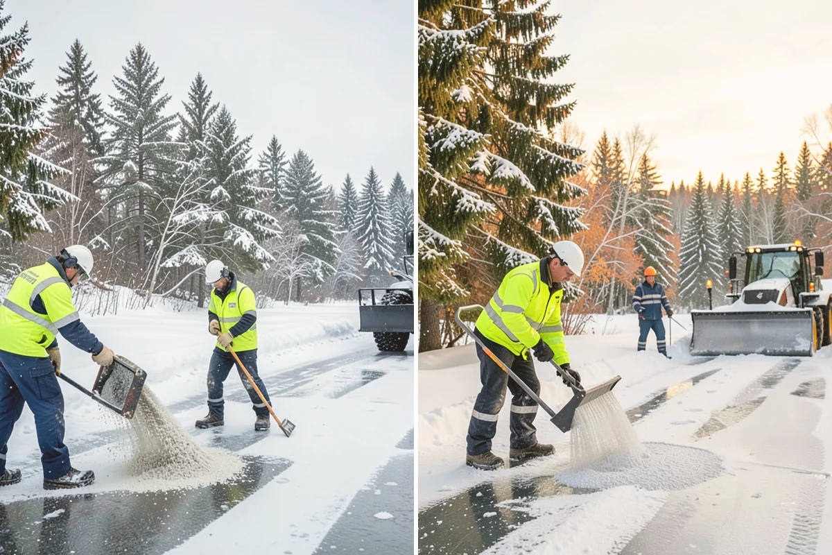 Restaurant Snow Plowing in Bellevue, King County, WA - Confirm service hours and set a pre-open clearing deadline