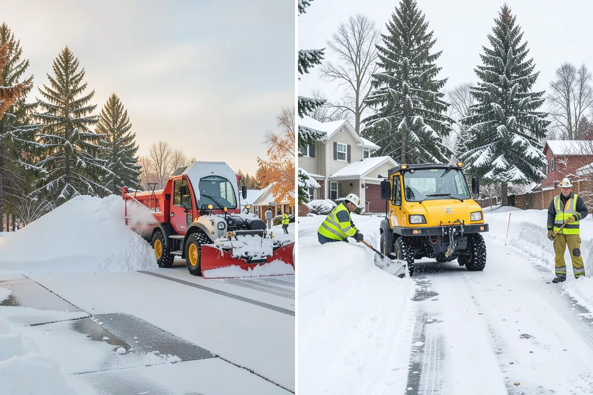 Restaurant Snow Plowing in Buckley, Pierce County, WA - Confirm service hours and set a pre-open clearing deadline