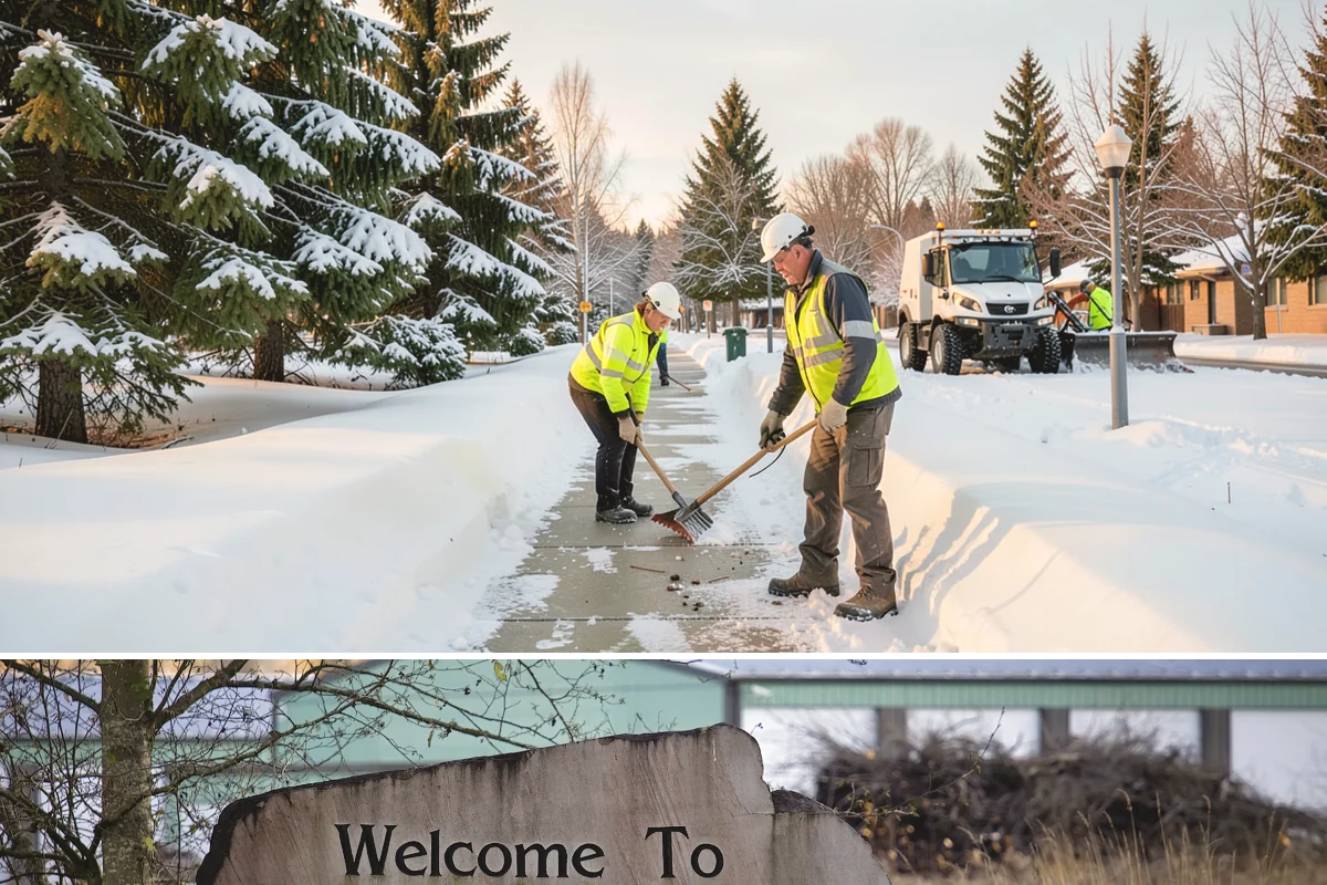 Restaurant Snow Plowing in Buckley, Pierce County, WA - Set up service before the winter dining season so a storm never keeps diners away.