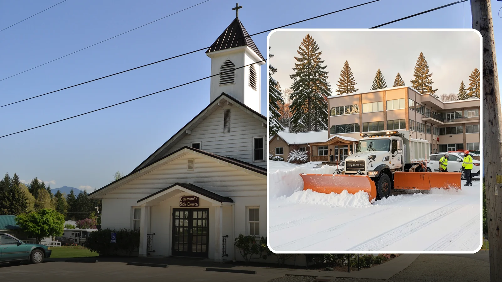 Restaurant Snow Plowing in Concrete, Skagit County, WA - We plow restaurant lots and entrances before service so diners and delivery drivers reach your doors safely.