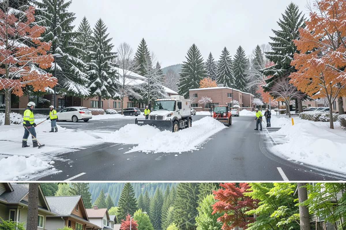 Restaurant Snow Plowing in Darrington, Snohomish County, WA - Set up service before the winter dining season so a storm never keeps diners away.