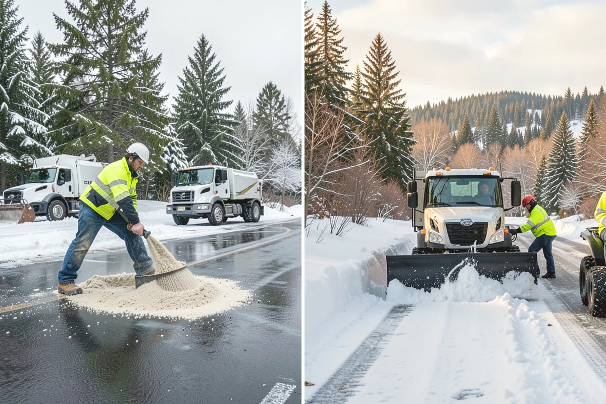 Restaurant Snow Plowing in Duvall, King County, WA - Confirm service hours and set a pre-open clearing deadline
