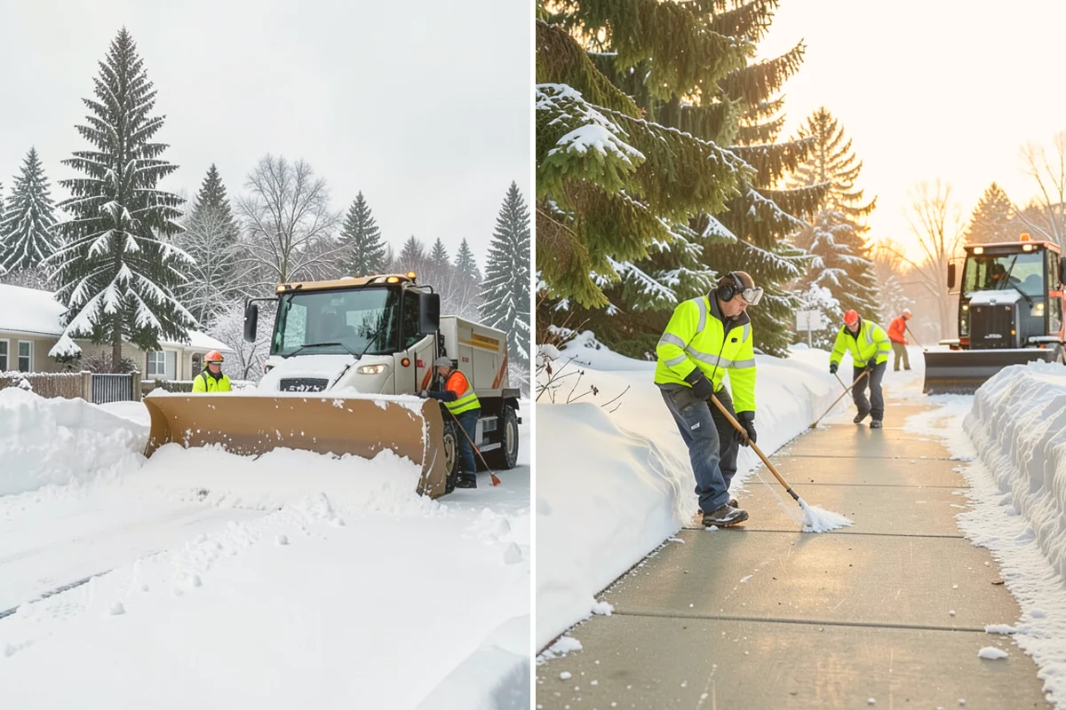 Restaurant Snow Plowing in Eatonville, Pierce County, WA - Confirm service hours and set a pre-open clearing deadline