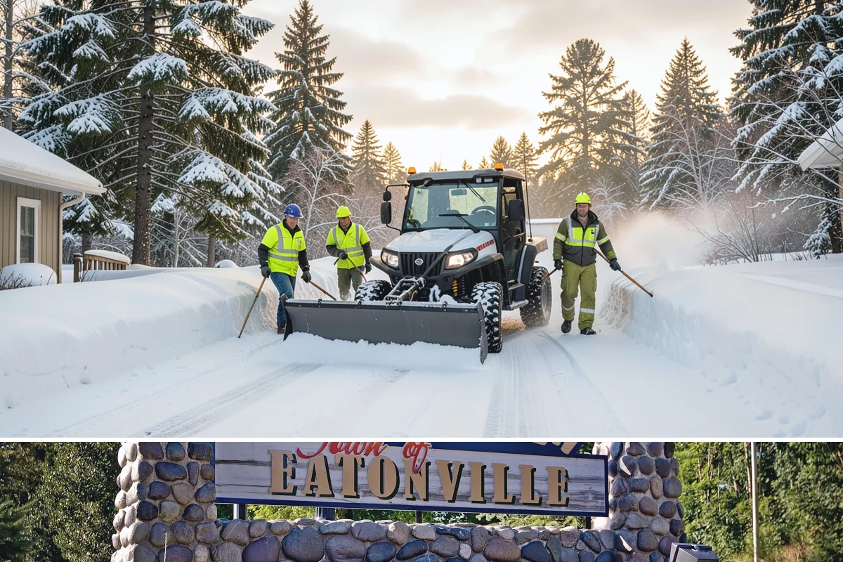 Restaurant Snow Plowing in Eatonville, Pierce County, WA - Set up service before the winter dining season so a storm never keeps diners away.