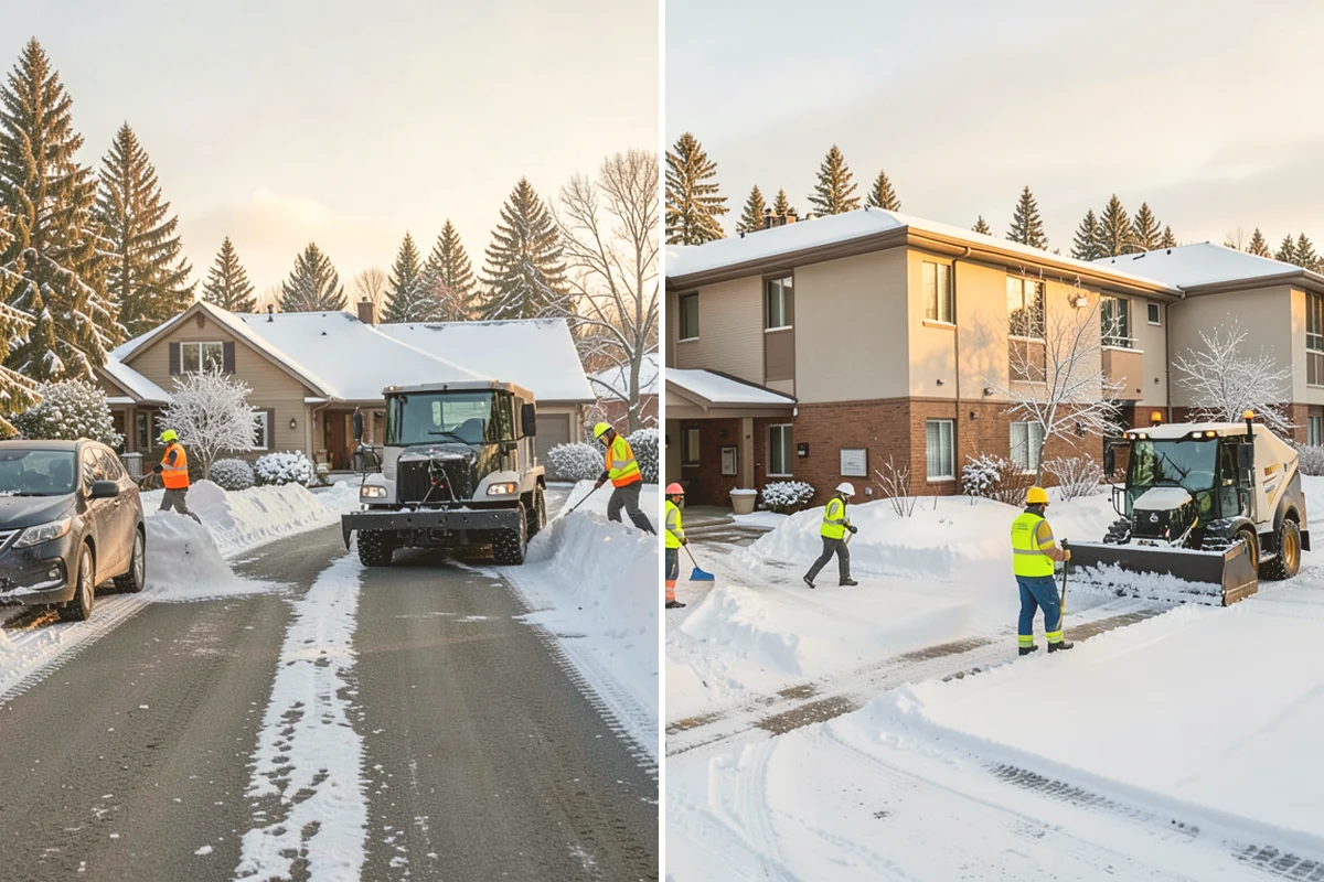 Restaurant Snow Plowing in Edmonds, Snohomish County, WA - Confirm service hours and set a pre-open clearing deadline