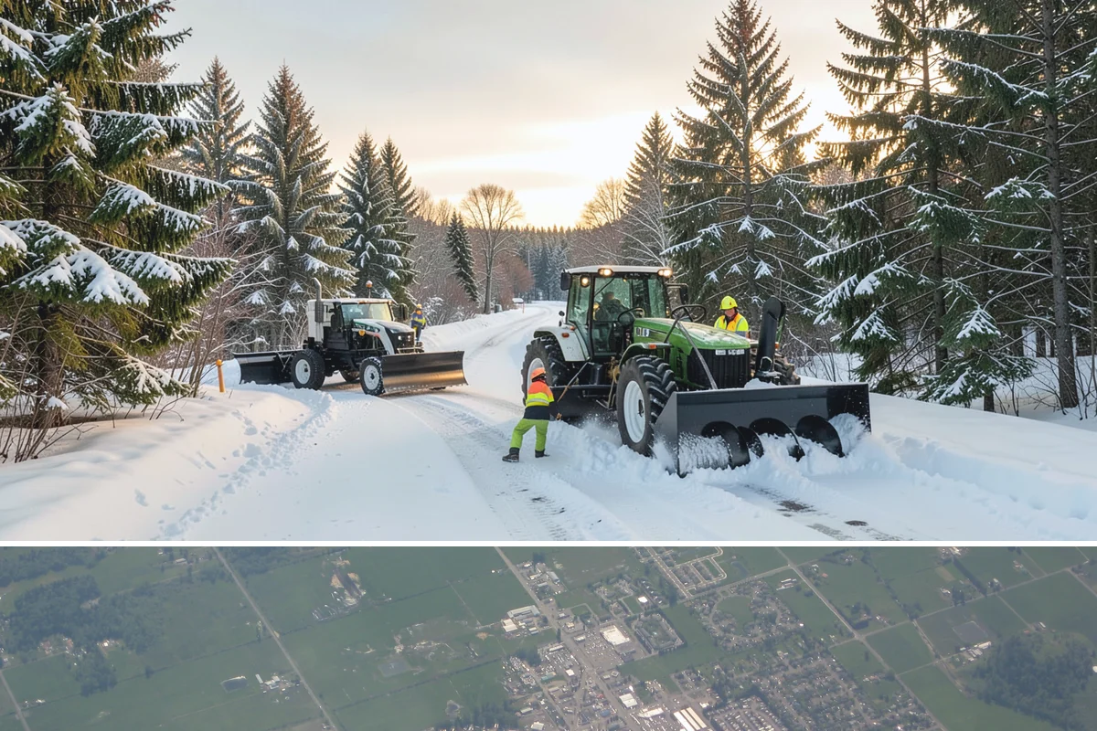 Restaurant Snow Plowing in Enumclaw, King County, WA - Set up service before the winter dining season so a storm never keeps diners away.