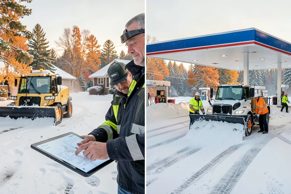 Restaurant Snow Plowing in Everett, Snohomish County, WA - Confirm service hours and set a pre-open clearing deadline
