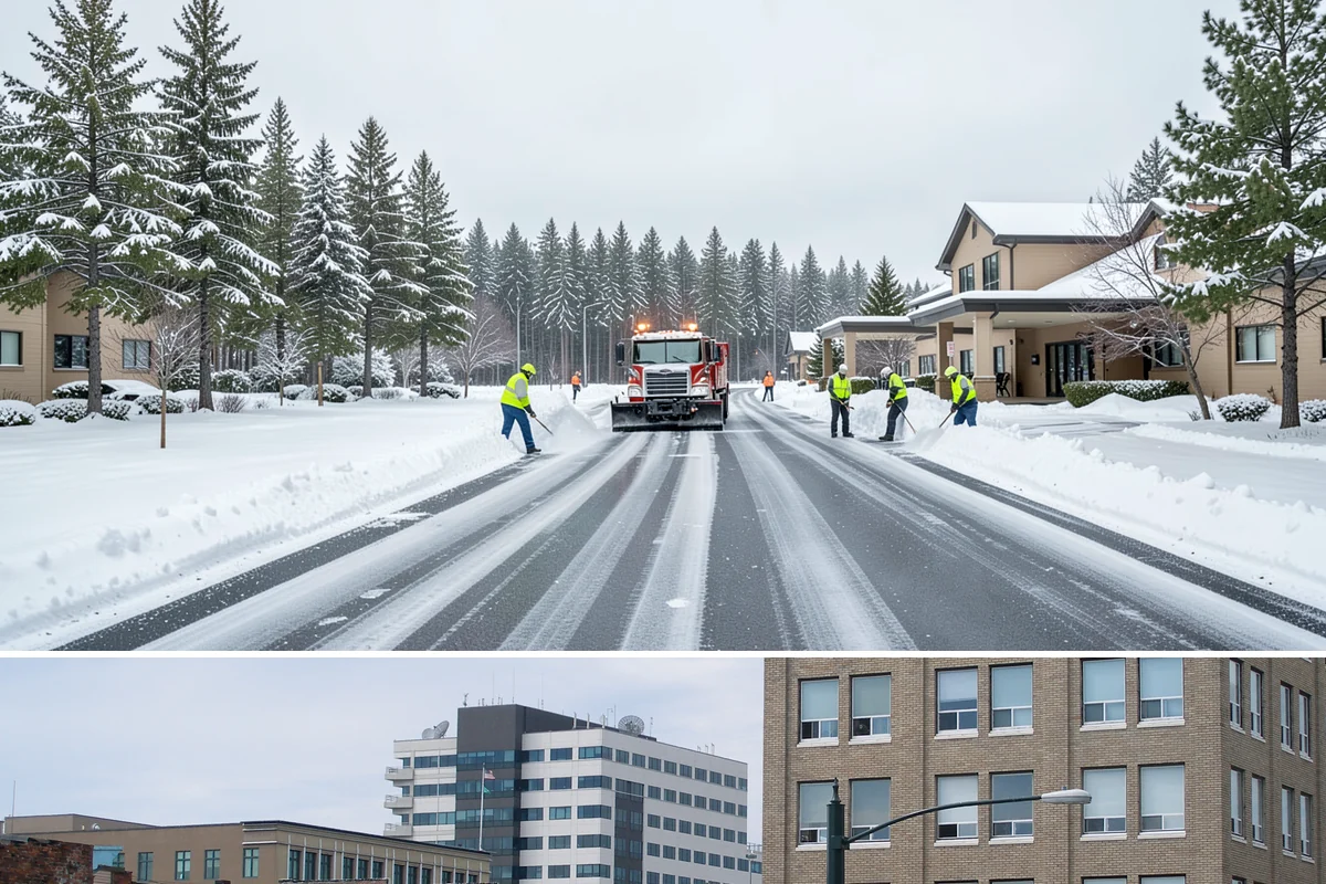 Restaurant Snow Plowing in Everett, Snohomish County, WA - Set up service before the winter dining season so a storm never keeps diners away.