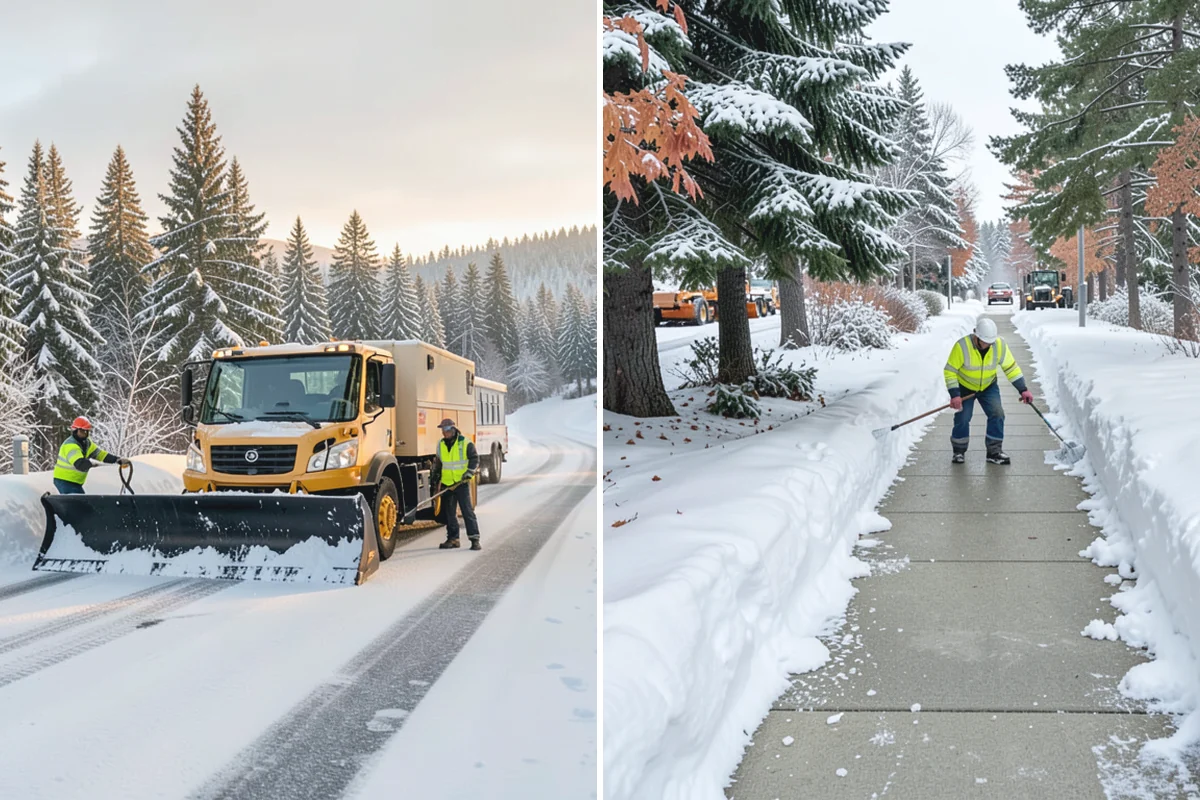 Restaurant Snow Plowing in Granite Falls, Snohomish County, WA - Confirm service hours and set a pre-open clearing deadline