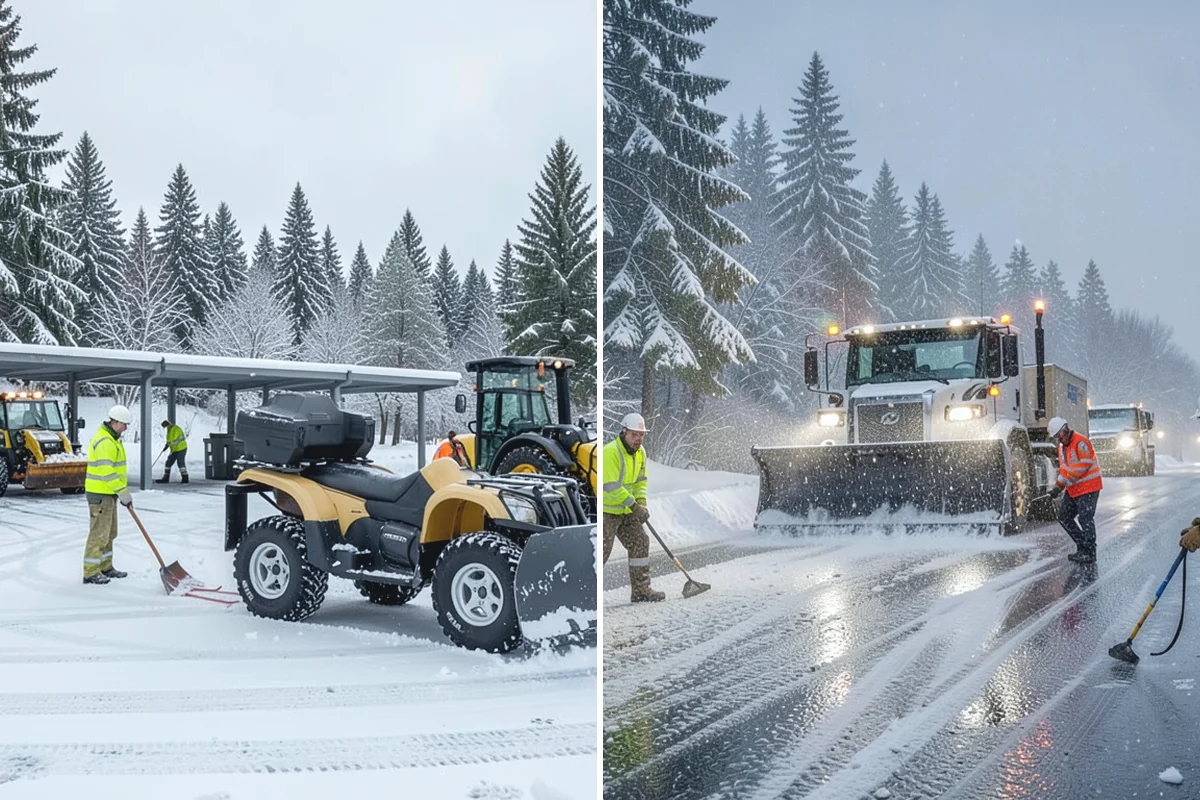 Restaurant Snow Plowing in Hamilton, Skagit County, WA - Confirm service hours and set a pre-open clearing deadline