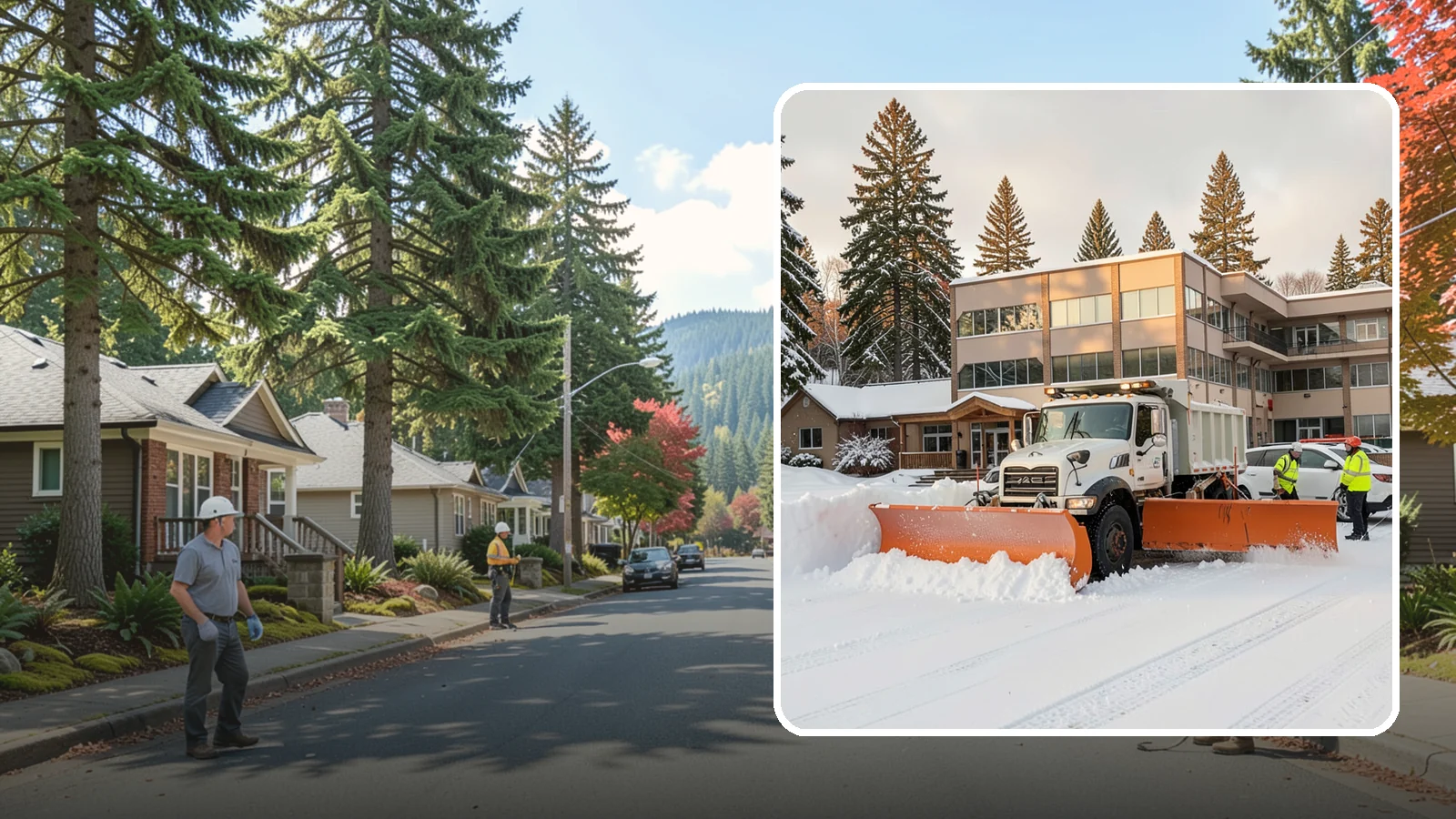 Restaurant Snow Plowing in Hunts Point, King County, WA - We plow restaurant lots and entrances before service so diners and delivery drivers reach your doors safely.